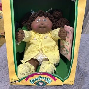 Cabbage Patch Kids Doll in Yellow Outfit